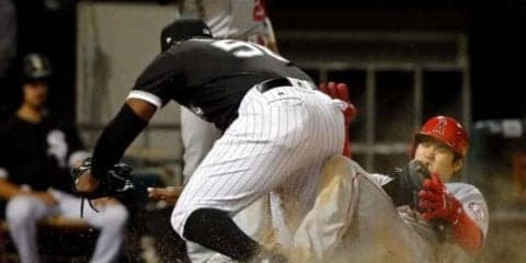 【MLB】大谷翔平、本塁突入で右太もも打撲　明日以降の出場は様子を見て判断と米報道