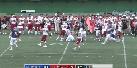 関西学院大学 vs 神戸大学 (王子スタジアム）