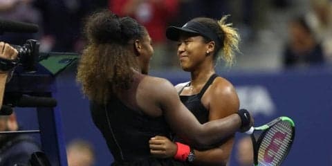 大坂なおみ、セレナに抱かれ「子供の頃に戻った気がした」[全米オープン]