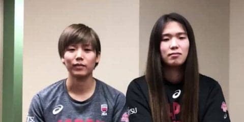 北海道出身の女子バスケ日本代表候補、町田瑠唯＆長岡萌映子「一刻も早い復興を」