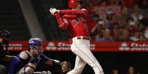 【MLB】大谷翔平が止まらない、第2打席で痛烈二塁打＆三盗！　8試合連続安打を記録