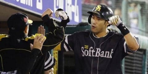 自己最多タイの34号アーチ　福岡ソフトバンク・柳田が5安打の大暴れ！