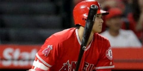 【MLB】大谷翔平、中前への痛烈な打球も…「アフターバーナー点火」で“快足二塁打”
