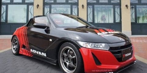 新名神にADVANカラーのホンダ S660 登場…ハイウェイ・モーターショー　9月15-17日