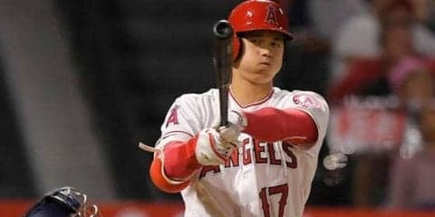 【MLB】2試合連続安打中の大谷翔平、6回に痛烈打球も左直　第3打席まで無安打