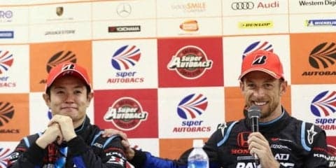 【SUPER GT 第6戦】GT500クラスはNSX勢の1-2フィニッシュ、山本尚貴＆ジェンソン・バトンがコンビ初優勝