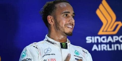 【F1 シンガポールGP】ハミルトンがポール・トゥ・ウィンで今季7度目の優勝