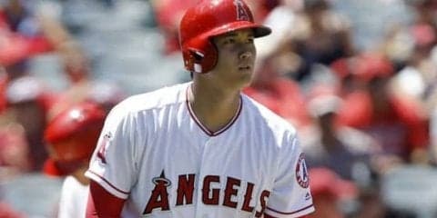 【MLB】大谷翔平、第2打席は一塁ゴロ　自身は生き残り続くアップトンの3ランで生還