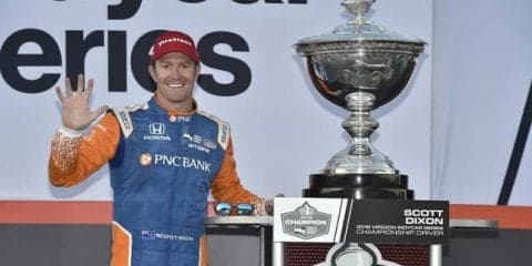 【INDYCAR 最終戦】スコット・ディクソンが3年ぶり5度目の戴冠を達成…佐藤琢磨は来季のチーム残留が決まる