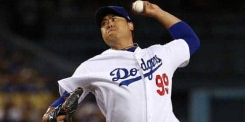 【MLB】韓国人左腕・柳が快投　ドジャースが首位返り咲き「非常に大事な試合だった」