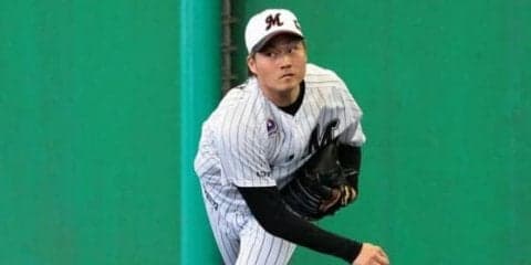 ロッテ有吉、雨の中で悔しい8回2失点「なんとか粘りたかった…」