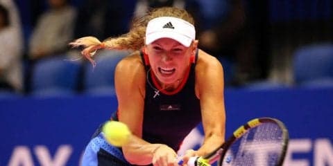 【9/20試合結果】世界2位ウォズニアッキが初戦敗退の波乱。ダブルスでは加藤／二宮が準決勝へ[東レ パン・パシフィック・オープン]