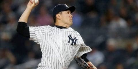 【MLB】田中将大、5回途中8安打5失点で13勝目ならず　4回スタントン満弾で逆転も…