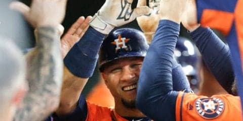 【MLB】世界一アストロズが2年連続PO進出決定　元DeNAグリエルが2発含む3安打7打点