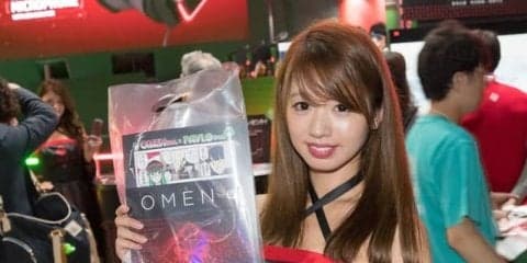 もはやドライブそのもの！ HPの65インチディスプレイ…東京ゲームショウ2018