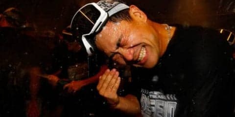 【MLB】田中将大、POでの躍進誓う　歓喜のシャンパンファイト「何度も出来るように」