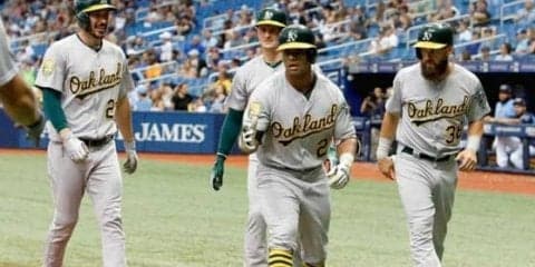 【MLB】アスレチックスが4年ぶりPO進出決定！　ア・リーグはPO出場5チームが出揃う