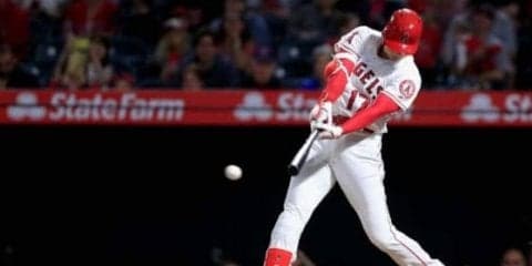 【MLB】手術決断の大谷翔平、初回は不運な併殺打　161キロ痛烈ライナーも一塁手好捕