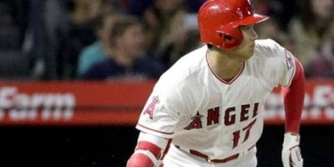 【MLB】大谷翔平、トラウト敬遠後に意地の同点打　手術発表後の試合で2戦連続安打