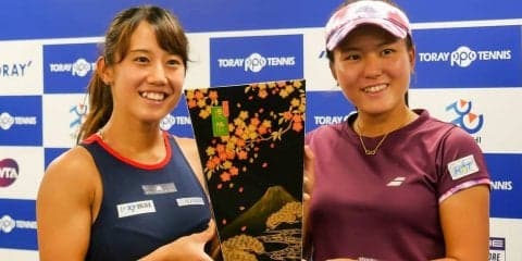 初Vの加藤／二宮が見せた相性の良さ。二宮のプロポーズに加藤は「ついていきます」[東レ パン・パシフィック・オープン]