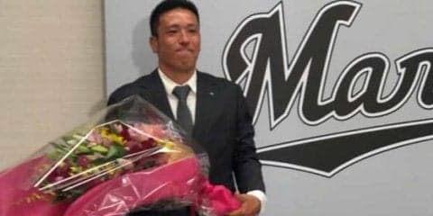 難病克服した不屈の左腕　ロッテ大隣が引退会見「やり切ったという気持ち」