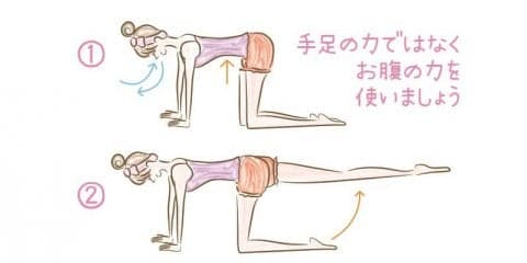 お腹引き締めエクササイズ