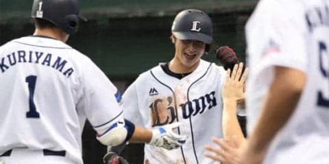 マジック1の西武、待望の先制点！　浅村遊ゴロで金子侑が俊足生かし生還