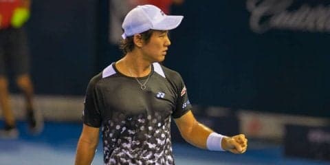 西岡が自身初のツアー決勝進出。因縁の相手ベルダスコとの2時間超え激闘制す[ATP250 深セン]