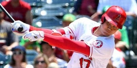 【MLB】大谷翔平、第2打席は一ゴロ　177キロの痛烈ライナーが相手投手の臀部直撃