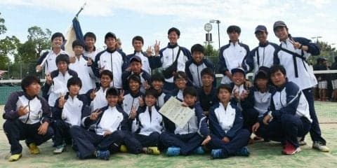【ソフトテニス部男子】 準優勝で秋季リーグ戦閉幕！