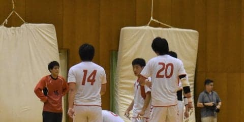 【ハンドボール部男子】　接戦制せず、関大に惜敗