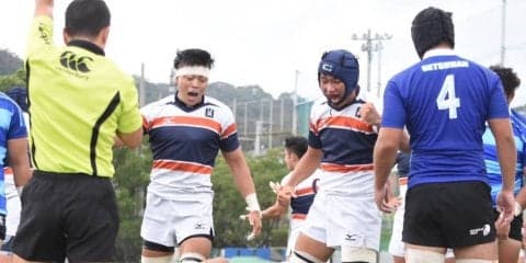 【ラグビー部】 ジュニアリーグ開幕戦は５点差で摂南大に勝利