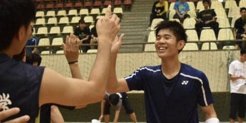 【バドミントン部男子】近大に４－１で勝利し、開幕３連勝！