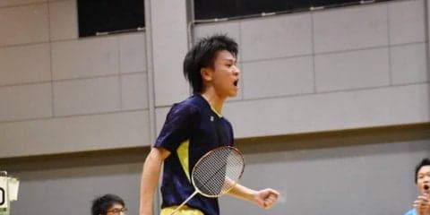 【バドミントン部】 男子シングルスで北里が西日本準Ｖ！
