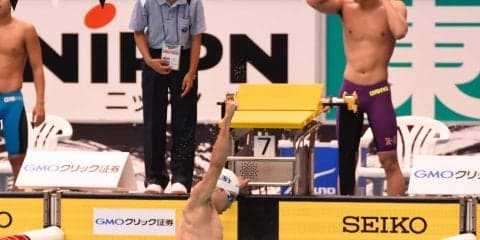 【水上競技部競泳パート】　三坂が関学勢初のＢ決勝進出！　４年生は今大会をもって引退