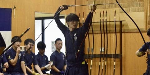 【弓道部男子】　リーグ開幕戦、立命大と２４中差で敗北