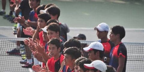 【テニス（男子）】あと一歩まで迫った早慶戦　王座でのリベンジ誓う／関東学生テニスリーグ　早大戦