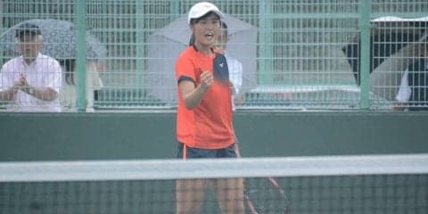 【テニス（女子）】快進撃の平田、ベスト４入り決定！／全日本学生テニス選手権大会７日目
