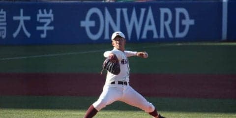小島和哉の2試合連続完封で東大に先勝。プロ志望届提出も「最後まで早稲田のエースとして」【東京六大学野球－早稲田大vs東京大 1回戦】