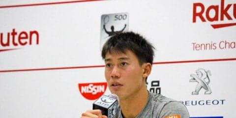 錦織、西岡の初優勝に「すごく嬉しい」。記者会見で祝福のコメント[楽天ジャパンオープン]