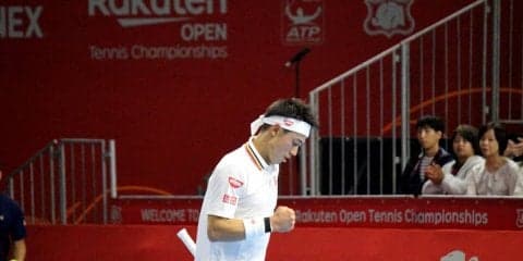 錦織「最初はなかなか楽しめませんでした」。同胞 杉田を破り2回戦進出[楽天ジャパンオープン]