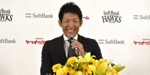 鷹・本多、引退会見1　一番印象に残っているのは「2010年のリーグ優勝」