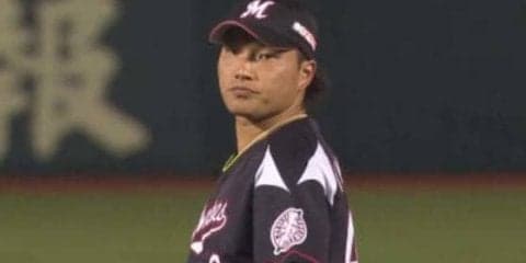 ロッテ岩下、プロ初先発でプロ初勝利　9回に右翼・平沢が超美技で白星死守
