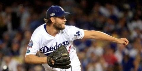 【MLB 地区シリーズ】ドジャース連勝で突破へ王手！　カーショーが圧巻8回2安打無失点の快投