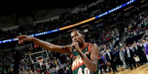 ケビン・デュラントがシアトルに凱旋「この街にはバスケットボールチームが必要」