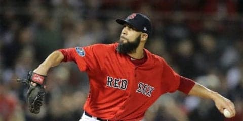 【MLB 地区シリーズ】プライス“鬼門”を克復できず…2回途中3失点でKO降板　2発含む3安打2四球で降板