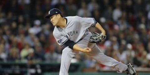 【MLB 地区シリーズ】田中将大、4回にソロ被弾　ボガーツに一発浴びるも最少失点で2点リード守る