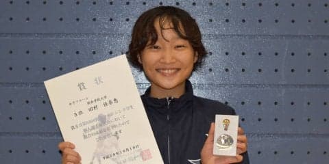 【フェンシング部】 女子フルーレ個人で田村が３位入賞