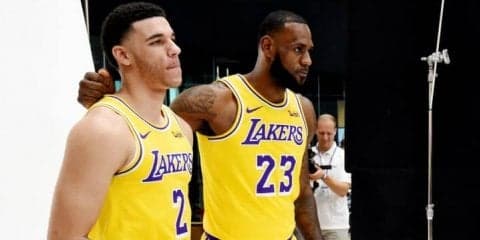 実戦復帰のロンゾ・ボールをレブロン・ジェームズが称賛「チームにいると心強い」