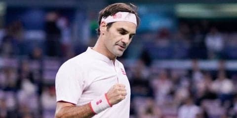 フェデラー、接戦を制して3回戦突破。準々決勝では錦織と1年9ヵ月ぶりに対戦[ATP1000 上海]
